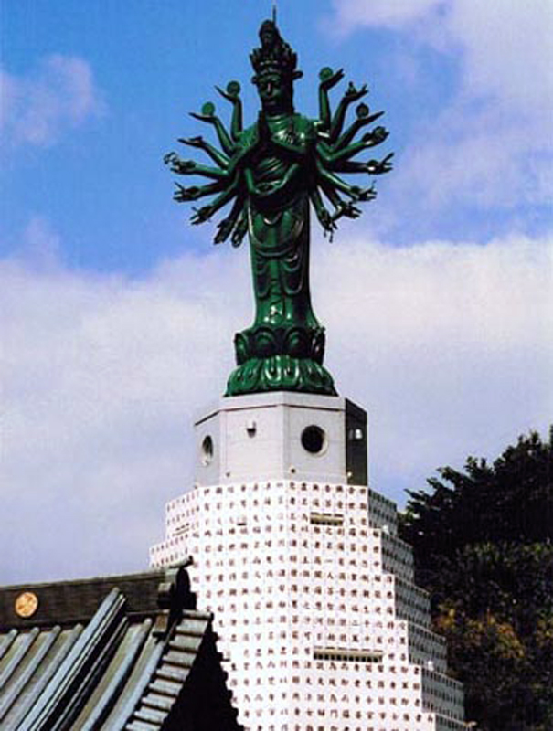 千手観音　青銅10ｍ