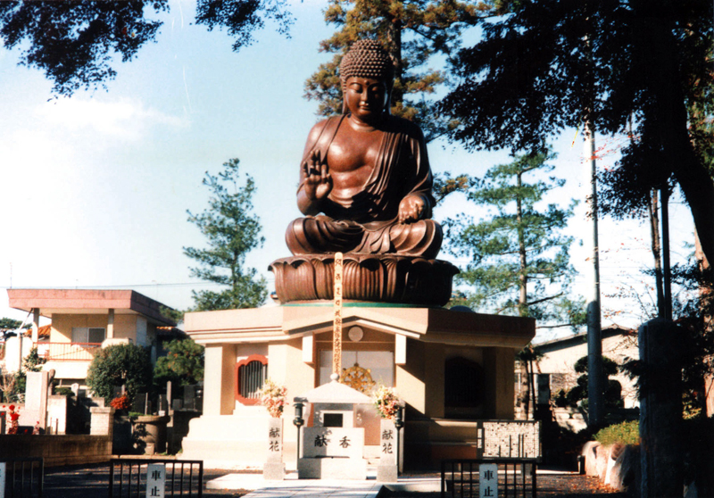 群馬県前橋市　禅勝寺（納経堂＋青銅仏像）